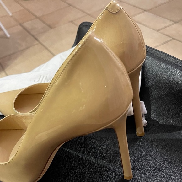 Jimmy Choo Love 100 Pointed Toe Pumps Nude - Picture 3 of 14